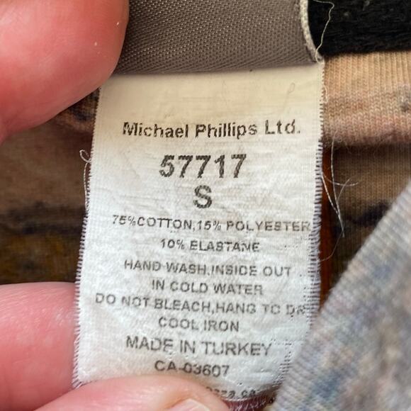 SIMPLY ART by DOLCEZZA Abstract Button Down Jacket, Size Small - Picture 4 of 11